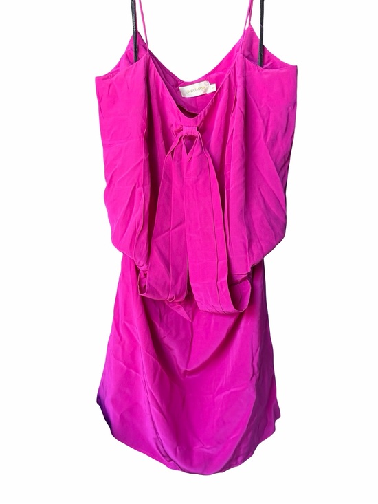 Zimmermann Dresses & Skirts - Zimmermann Fuchsia Silk Bow Mini Dress Size 2